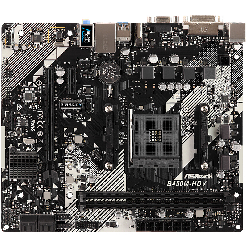 华擎(asrock)b450m-hdv主板